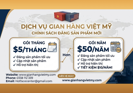 Dịch vụ đăng sản phẩm Gian Hàng Việt Mỹ